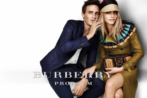 Burberry Cara and Eddie whisper