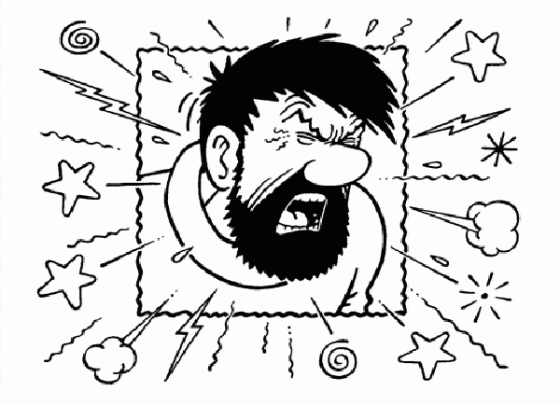 Captain Haddock swearing