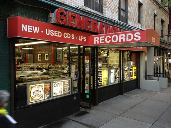 Generation Records, amazing record shop, Greenwich Village, New York City